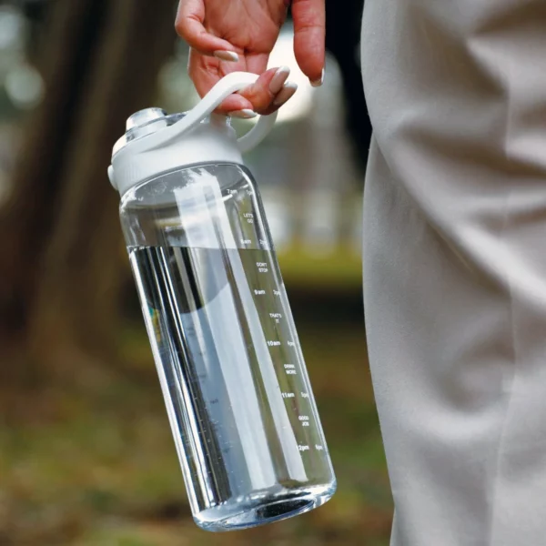 Time-Track Hydration Bottle – Your Essential Companion for a Healthier You (Gray) - Image 5