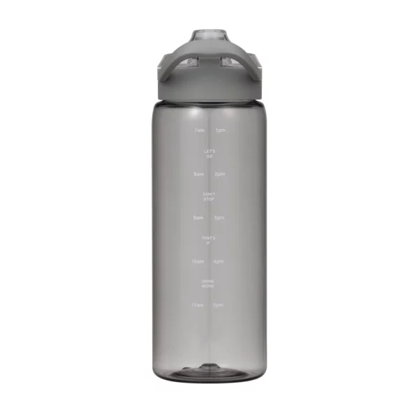 Time-Track Hydration Bottle – Your Essential Companion for a Healthier You (Gray)