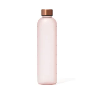 Hydration TimeTracker Water Bottle – 1L with Hourly Markings