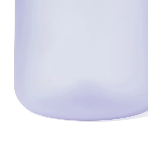 One-Touch Hydration Buddy – 650ml Clear Exercise Water Bottle with Carry Strap (Purple) - Image 3